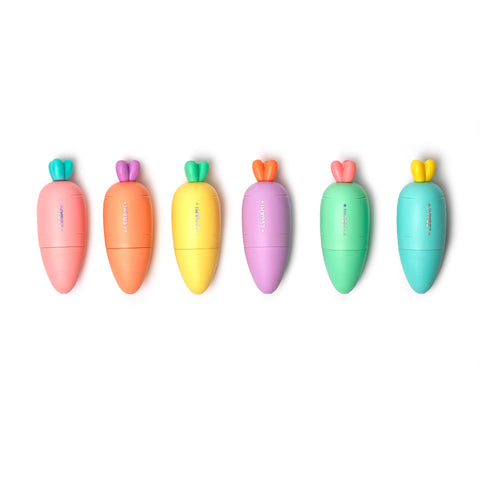 Conjunto 6 Sublinhadores Mini - Carrate Team