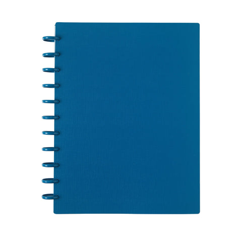 Caderno Smart Espiral A4 Pautado Azul Talia