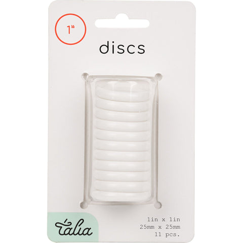 Argolas para Caderno Smart 1'' Brancas Talia