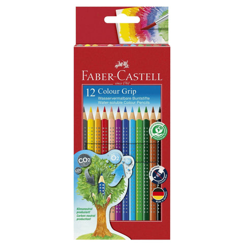 Lápis Cor Grip 12 unidades Faber-Castell