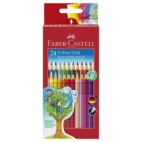 Lápis Cor Grip 24 unidades Faber-Castell
