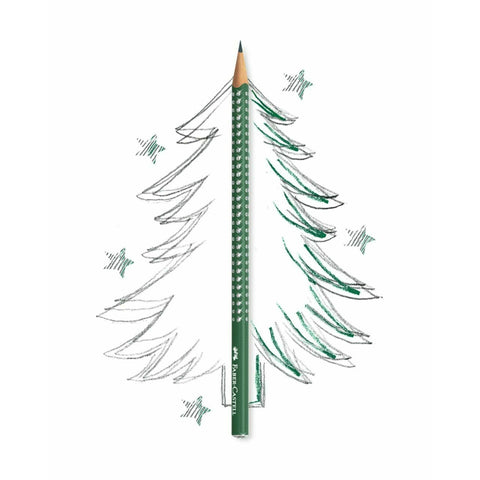 Lápis Grafite HB Sparkle Verde Floresta Faber-Castell