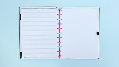 Caderno Inteligente Espiral Grande Ultraviolet by Yasmin Galvão