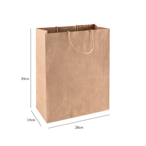 Saco para Presentes Papel Kraft M Note!