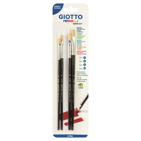 Pincéis Nº 4, 6, 8, 10 Giotto