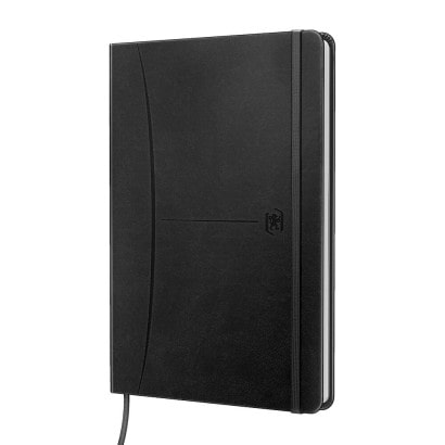 Caderno Cosido Signature A5 Liso Preto Oxford
