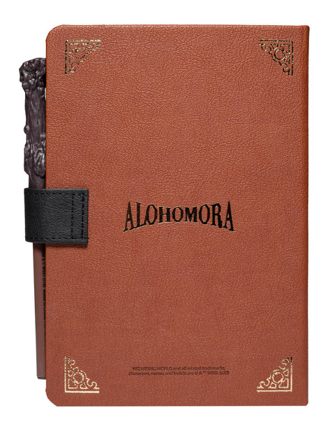 Caderno A5 com Caneta Varinha - Harry Potter
