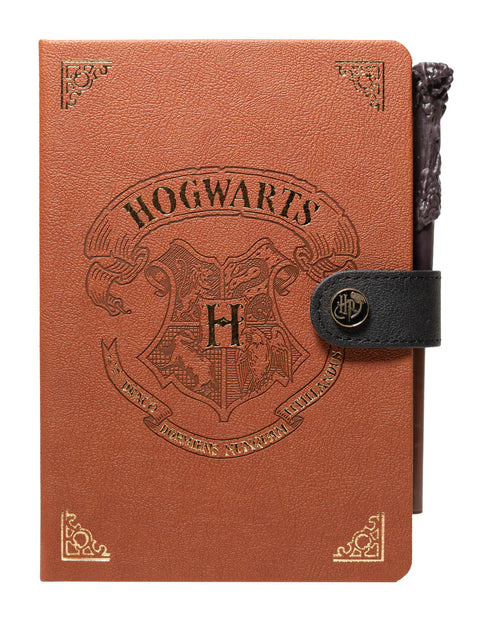 Caderno A5 com Caneta Varinha - Harry Potter