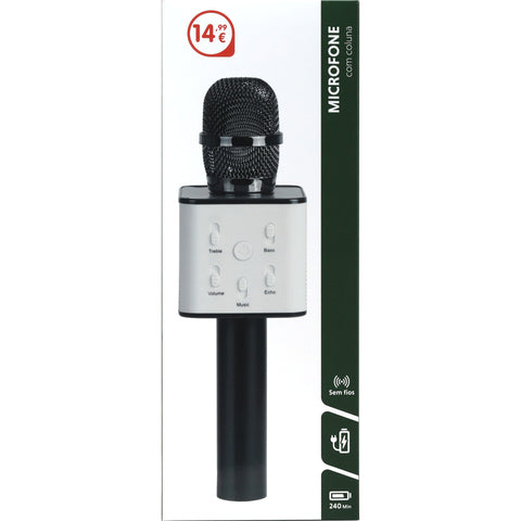 Microfone sem Fios com Coluna
