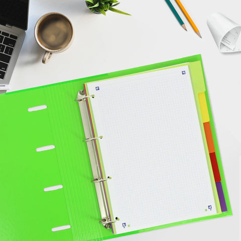 Separadores A4 Pastel Oxford