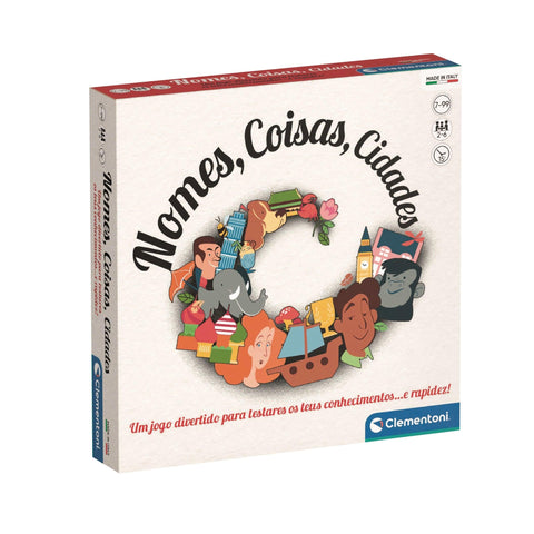 Clementoni - Jogo Nomes, Coisas, Cidades