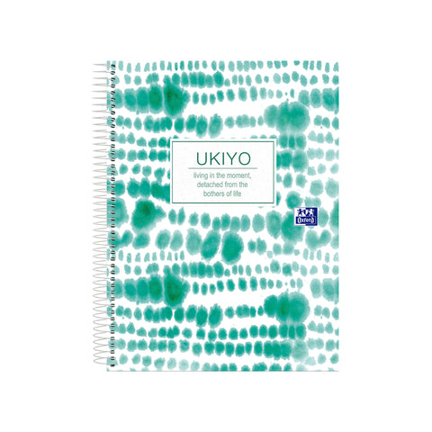 Caderno Espiral A4 Pautado Ted 80 Folhas Japandi Oxford