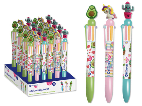 Caneta Multicolor - Fantasia Sortido