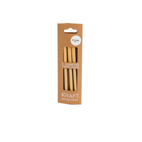 Conjunto 3 Canetas - Kraft