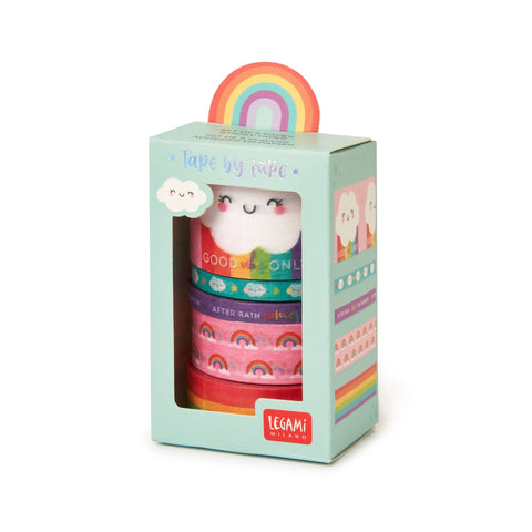 Conjunto 3 Washi Tapes Coloridos - Arco-Íris