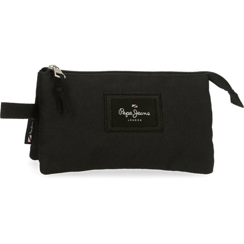Estojo Triplo Aris Evergreen Preto Pepe Jeans
