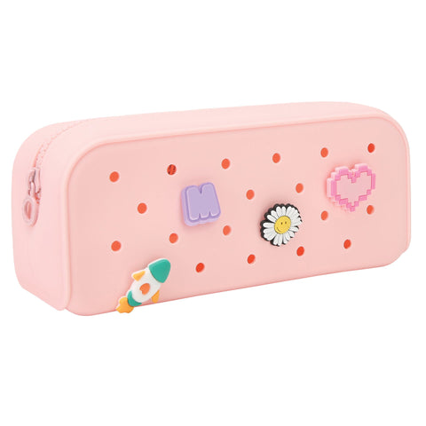 Estojo Retangular Silicone Picnic (vários modelos) Marshmallow