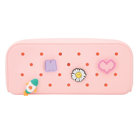 Estojo Retangular Silicone Picnic (vários modelos) Marshmallow