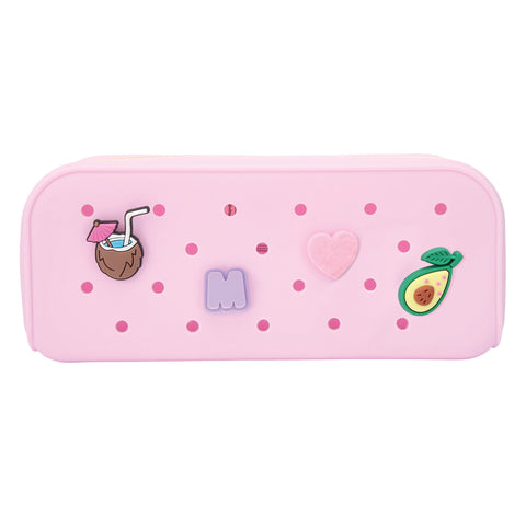 Estojo Retangular Silicone Picnic (vários modelos) Marshmallow