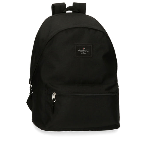 Mochila Dupla Com Divisória Para Computador Aris Evergreen Preto Pepe Jeans