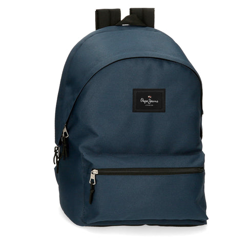 Mochila Dupla com Divisória para Computador Aris Evergreen Azul Pepe Jeans