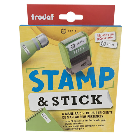 Kit Carimbos/Etiquetas Stamp&Stickers Trodat