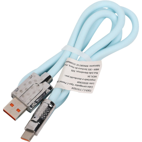 Cabo Carregador Tipo C Pastel 2A 1 Metro