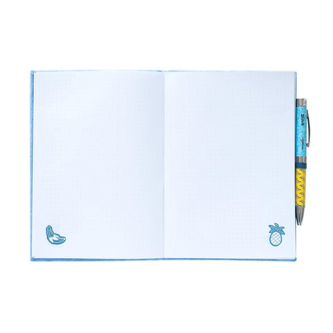 Caderno A5 - Stitch Tropical