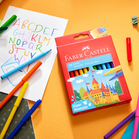 Marcador Colorir 50 Unidades Faber Castell