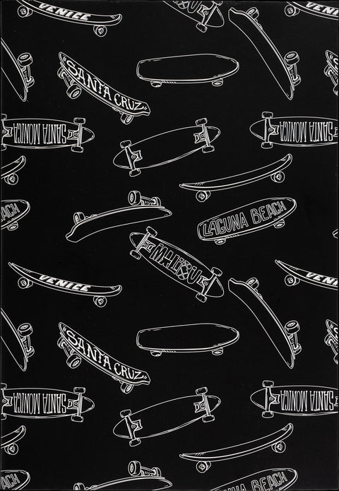 Caderno Agrafado A4 Pautado 40 Folhas 60g Skate Note!