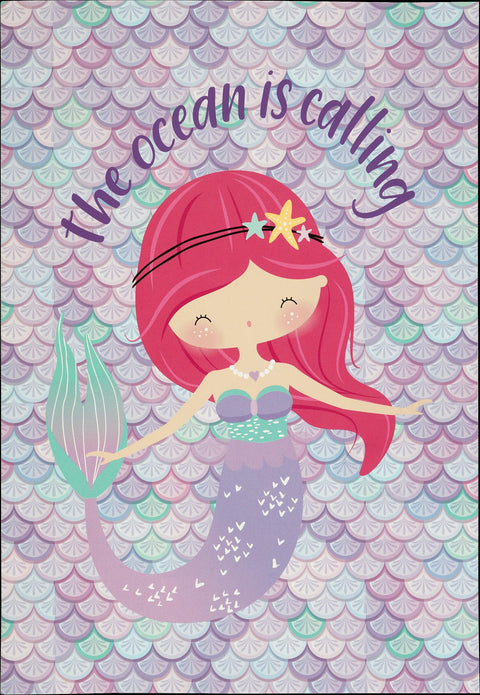 Caderno Agrafado A4 Pautado 40 Folhas 60g Mermaid Note!