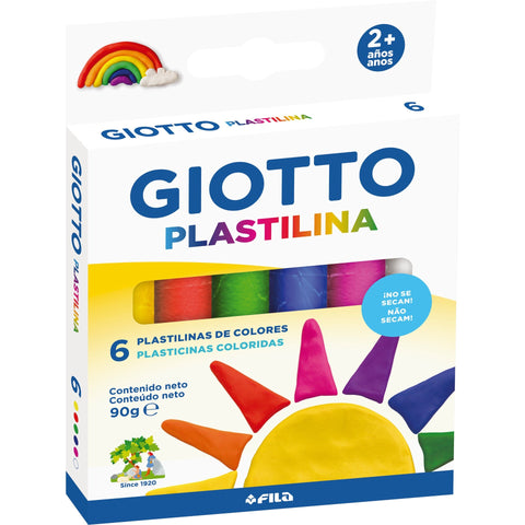 Plasticina com 6x15g Unidades Giotto