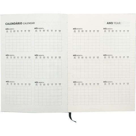Weekly Planner Capa Dura Azul Note!