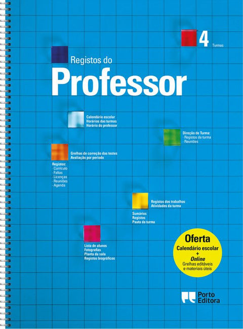Registos do Professor - 4 Turmas