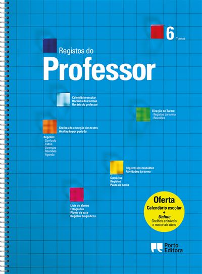 Registos do Professor - 6 Turmas