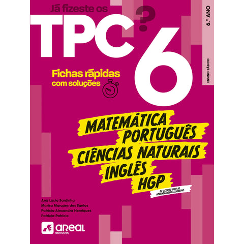 Já Fizeste os Tpc? 6 - 6.º Ano