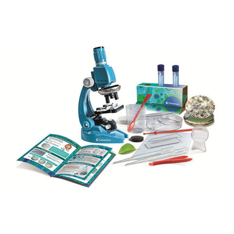 Clementoni - Kit Ciência & Jogo Microscópio Pro