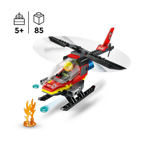 LEGO City - Helicóptero de Resgate dos Bombeiros - 60411