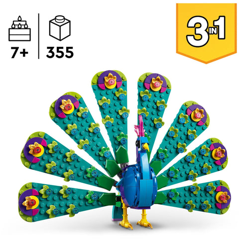 Pavão Exótico Lego-Creator
