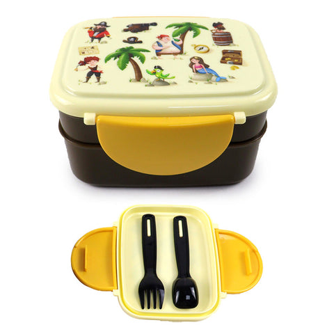 Caixa Lanche Com Acessórios - Pirata Jolly