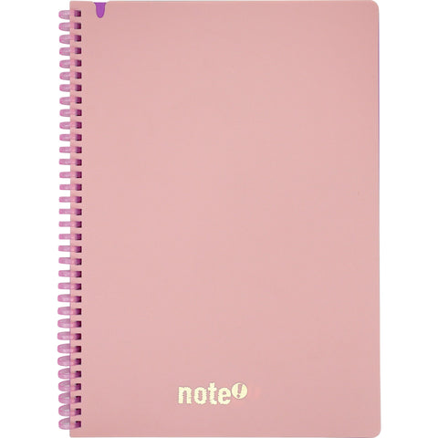 Caderno Soft Espiral A4 Quadriculado (várias cores) Note!