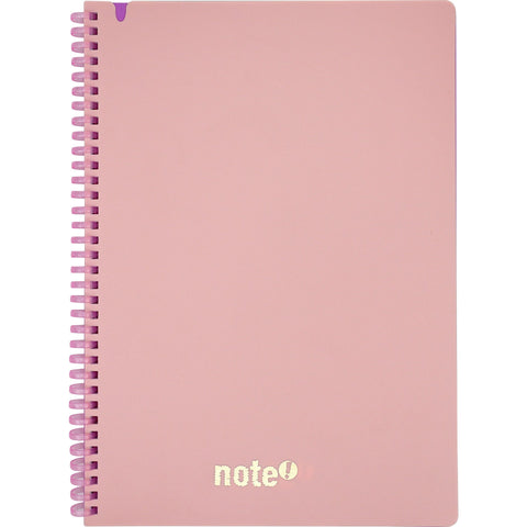 Caderno Soft Espiral A4 Quadriculado (várias cores) Note!