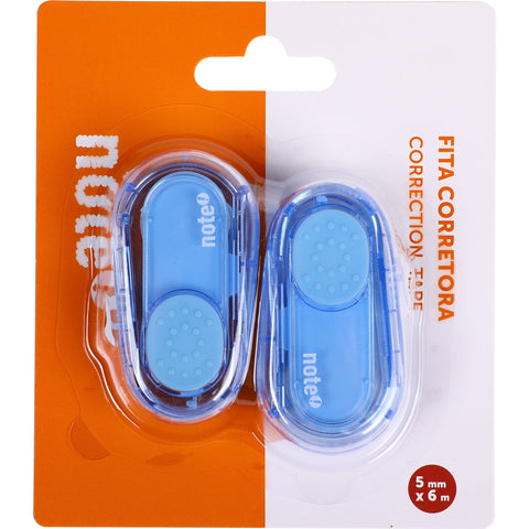 Conjunto 2 Fitas Corretoras Retrátil 5mmx6m