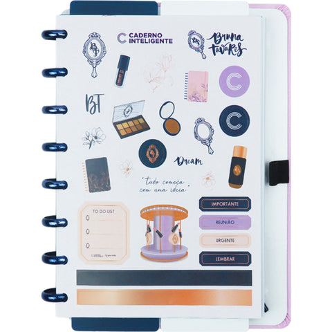 Caderno Inteligente Formato A5 Dream By Bruna Tavares Caderno Inteligente