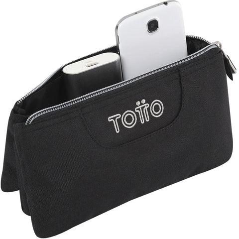 Estojo Triplo Preto Totto