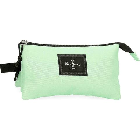 Estojo Triplo Aris Colorfull Verde Pepe Jeans
