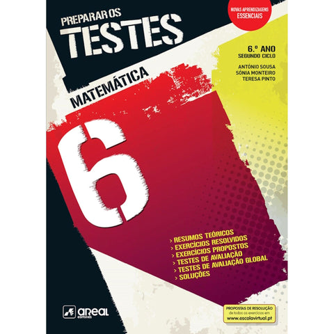 Preparar os Testes - Matemática 6 - 6.º Ano de António Sousa, Sónia Monteiro e Teresa Pinto