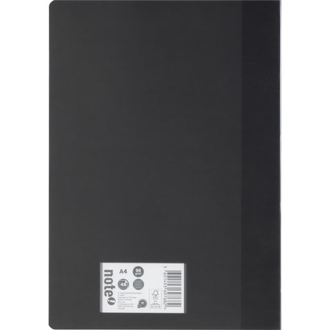Caderno Agrafado Flex A4 Pautado Preto Note!