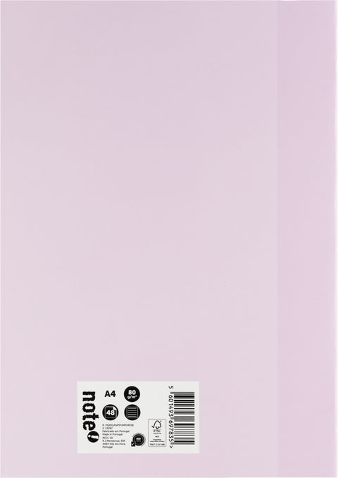 Caderno Agrafado A4 Pautado 48 Folhas 80g Pastel Note!
