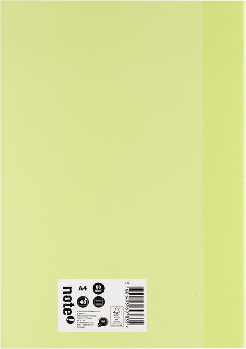 Caderno Agrafado A4 Pautado 48 Folhas 80g Pastel Note!